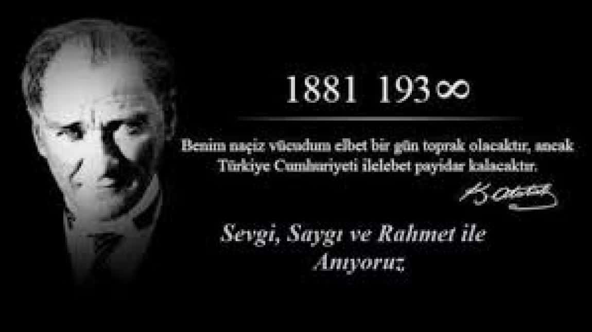 10 Kasım Atatürk'ü Anma Oratoryomuz